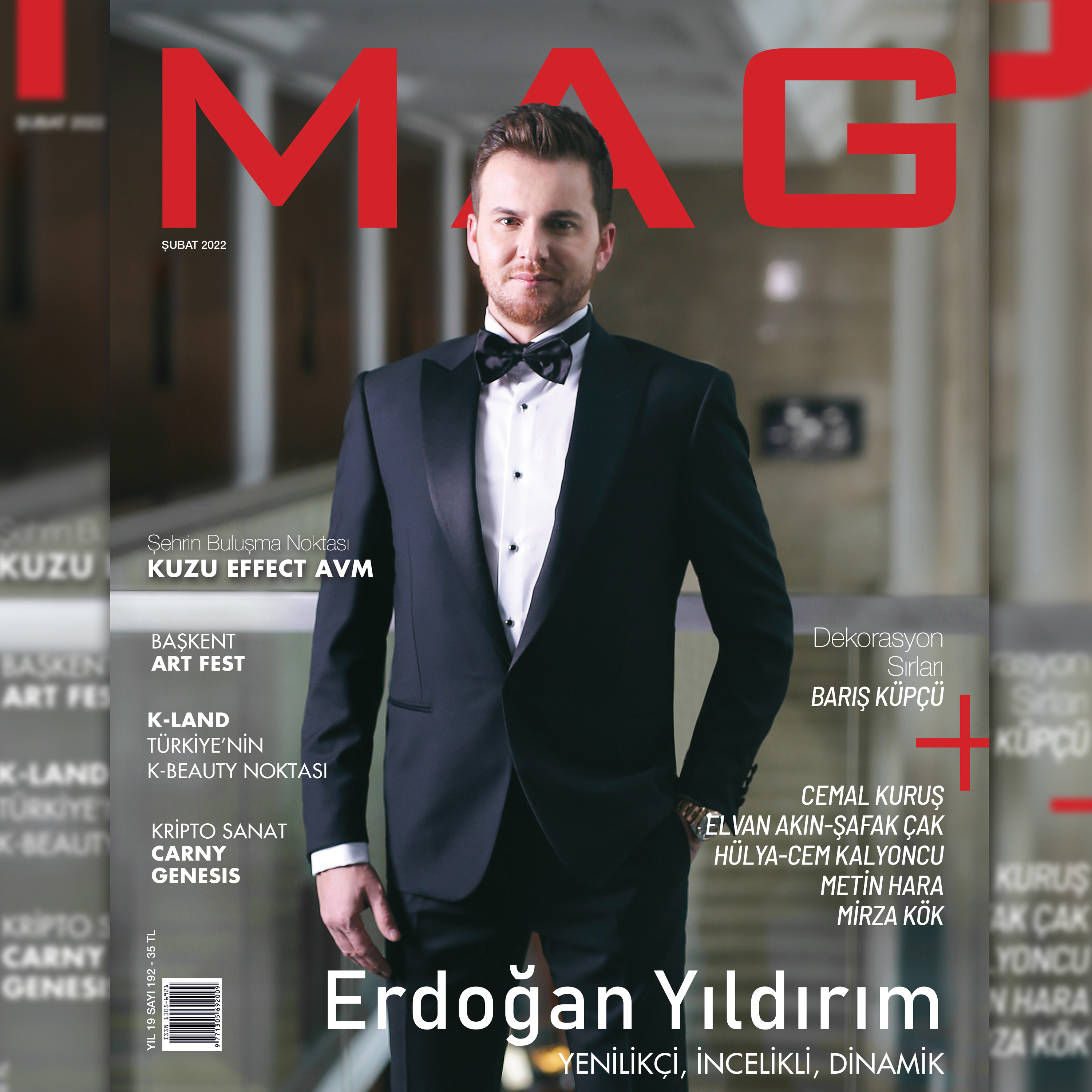Genel Müdürümüz MAG Dergisi Şubat Sayısı Kapağında